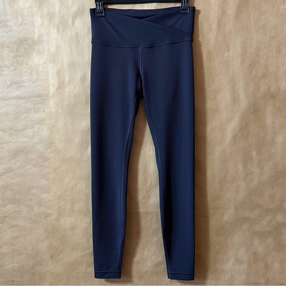Lululemon Always On High-Rise Tight 28" Criss Cross V-Waist Intergalactic Size 6 - Picture 1 of 12